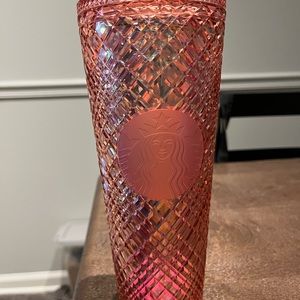 Pink jeweled tumbler